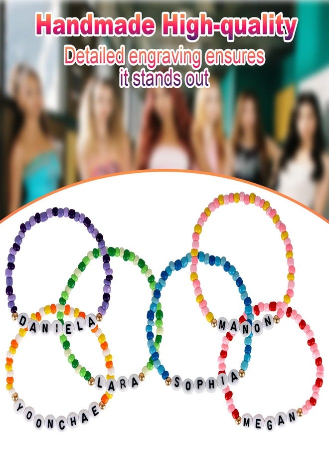 KINFERTE for Katseye Merch Bracelet for Fans - Friendship Jewelry Gift Set(6 Pack) | Birthday Gifts, Concert Accessories, Cosplay Merchandise for Katseye - Image 2